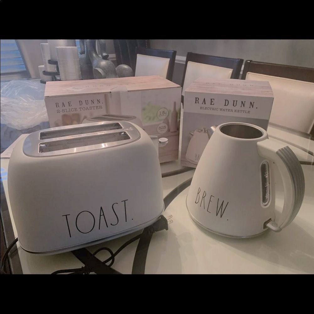 SOLD Rae Dunn brewer and toaster